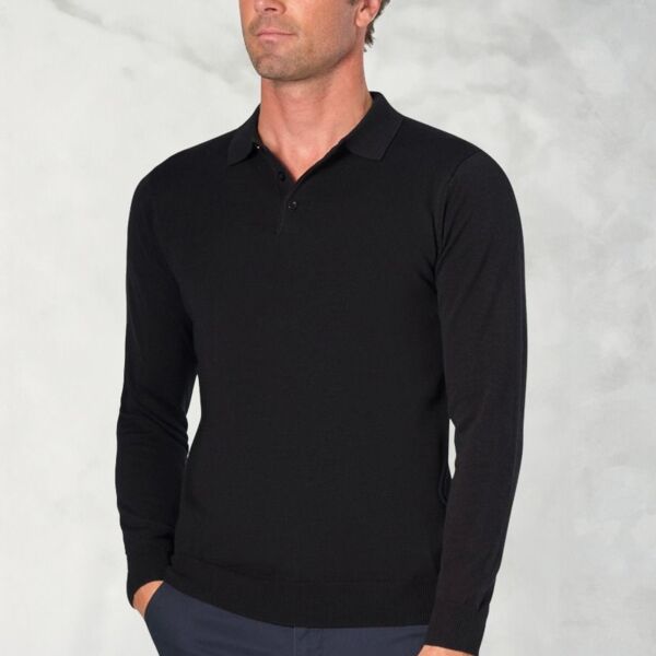 Brook Taverner Casper Knitted Polo Shirt 4219 Casper Knitted Polo Shirt Miniaturansicht