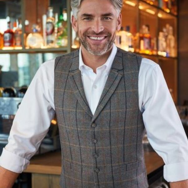 Brook Taverner Memphis Tweed Waistcoat 1463 Memphis Tweed Waistcoat Miniaturansicht