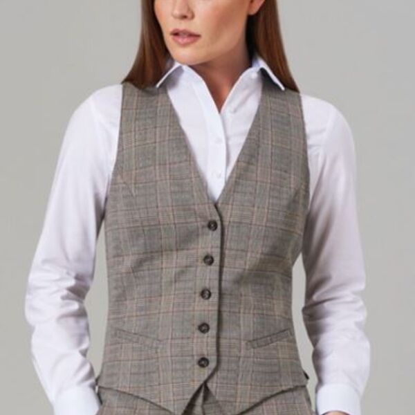 Brook Taverner Olivia Check Waistcoat 2363 Olivia Check Waistcoat Miniaturansicht