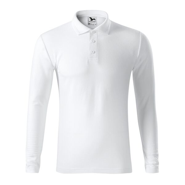Pique Polo LS Polohemd Herren Miniaturansicht