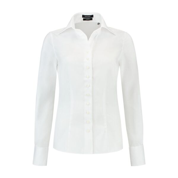 Fitted Blouse Hemd Damen Miniaturansicht